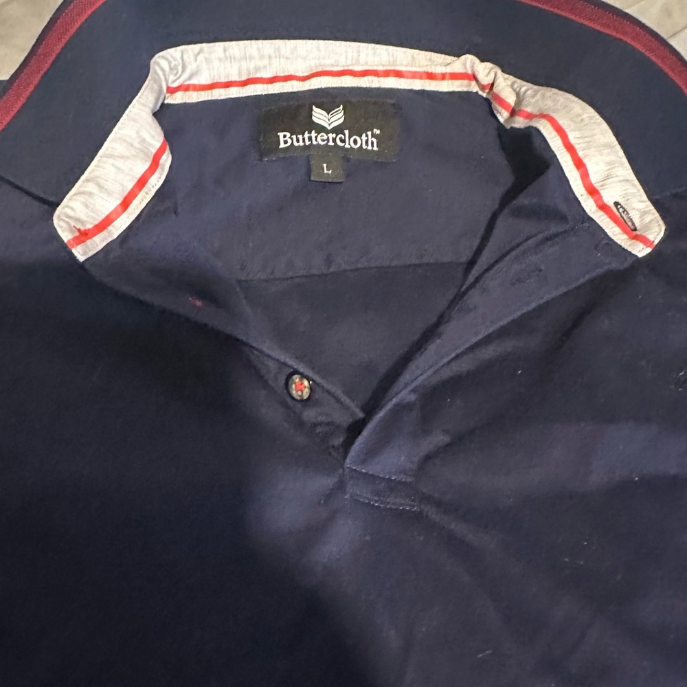 Men’s long sleeve buttercloth shirt Large